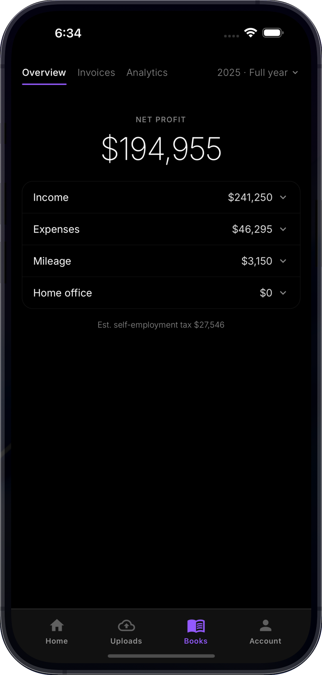 Books and taxes, one system